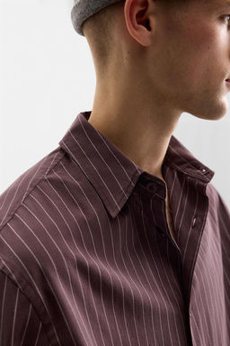 STRIPED COTTON SHIRT - Zara фото 8