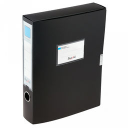 Папка-органайзер (короб) "Архивная" А4 23,4х31х5,5см, пластик, на липучке, цвет черный (Китай)