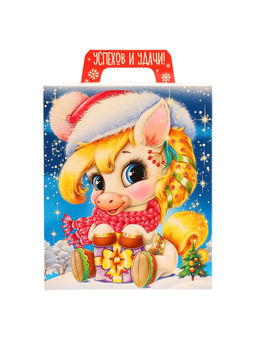 Сладкий новогодний подарок Оливия и Оливер, с игрой и анимацией, детский, 700 г