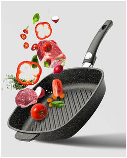 Сковорода литая гриль APOLLO Qualita 26/26 см  фото 10