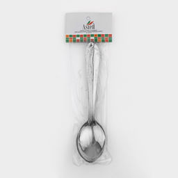 Набор столовых ложек из нержавеющей стали «Общепит», толщина 0.7 мм, длина 19 см, 6 шт., серебряный