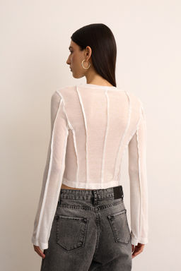 Лонгслив с открытыми швами - Mollis фото 4