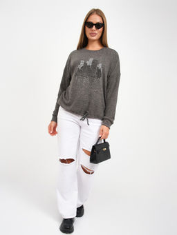 Джемпер женский Келли-2 серый