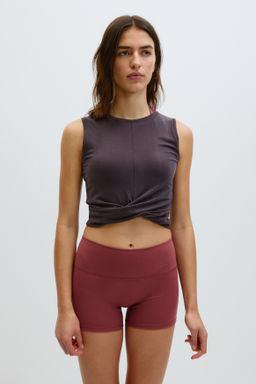 Top de deporte con detalle cruzado Slim Fit - H&m фото 5