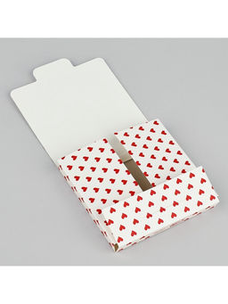 Цена за 5 шт. Коробка для шоколада квадратная «Сердца», 10.2 х 10.2 х 1.4 см