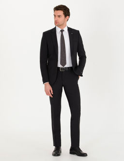 Черный костюм узкого кроя - Cacharel фото 3