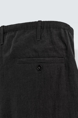 100% LINEN RELAXED FIT TROUSERS - Zara фото 10