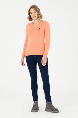 Женский базовый свитер с лососем Неожиданная скидка в корзине - U.s. polo assn фото 11