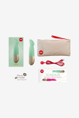 Пульсатор Fun Factory SUNDAZE, силикон, зеленый, 17,5 см  фото 5