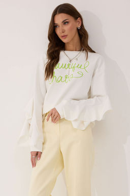 Джемпер LYUSHe 4061 молоко фото 8