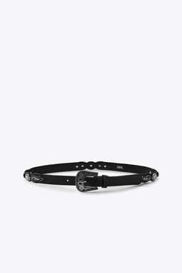 COWBOY LEATHER BELT - Zara фото 3