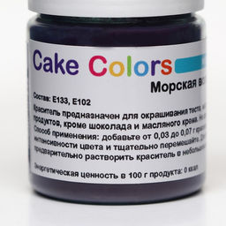 Цена за 2 шт. Морская волна, сухой водорастворимый пищевой краситель Cake Colors, 10 гр - Simaland фото 2