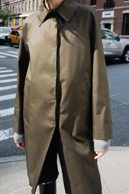 ZW COLLECTION WATER-REPELLENT TRENCH COAT - Zara фото 4