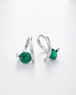 Серьги с кристаллами Swarovski