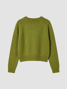 Bisiklet Yaka K?z ?ocuk Triko H?rka