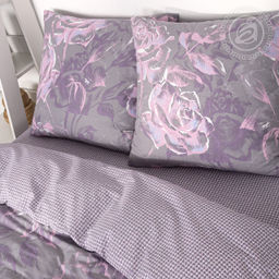 Постельное белье Мануэла (поплин DE LUXE) Евро/Пододеяльник: 1 шт. - 215*200; Простыня: 1 шт. - 215*240; Наволочка: 2 шт. - 70*70; DE LUXE - Артпостель фото 2