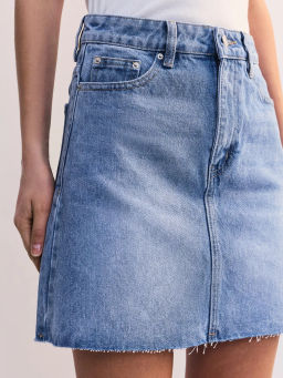 Джинсовая юбка мини ZR2605092348-102 / Zarina фото 6