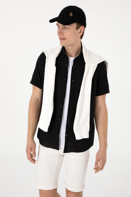 Erkek Siyah K_sa Kollu G_mlek Sepette S_rpriz _ndirim - U.s. polo assn фото 3