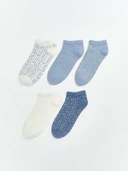 Desenli Kad?n Patik ?orap 5li