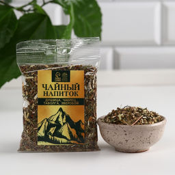 Подарочный набор Секреты Алтая: сбор трав 20 г., варенье из сосновых шишек 20 г., безалкогольный бальзам 100 мл. - Доброе здоровье фото 3