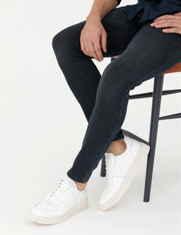 Beyaz %100 Deri Casual Ayakkab_ - Pierre cardin фото 7
