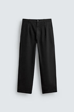 PLEATED RELAXED FIT TROUSERS - Zara фото 5