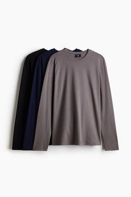 Pack de 3 camisetas de punto Slim Fit