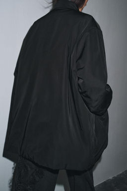 OVERSIZED NYLON JACKET ZW COLLECTION - Zara фото 3