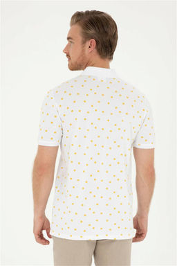 U. S. Polo Assn / Мужская шафрановая футболка - U.s. polo assn фото 5