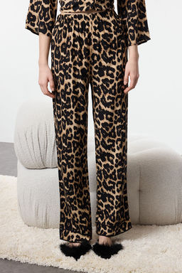 Trendyolmilla Siyah Biyeli Viskon Dokuma Pijama Tak?m? THMAW21PT0292  фото 14