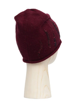 Шапка жен. шерсть+анг+нейл LB-D77027 bordo - Labbra фото 2
