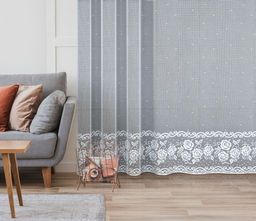 Арт. 349440/250, РЕТРО, белоснежный цвет, плотный фактурный рисунок, ГОТОВЫЕ ШТОРЫ, 349440/250, РЕТРО, белоснежный цвет, плотный фактурный рисунок