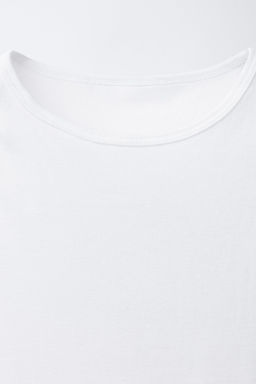 PACK DOS CAMISETAS MANGA SISA / Blanco - Zara фото 4