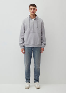 Gri Sweatshirt - Mavi фото 2