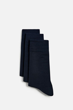 3-PACK OF MERCERISED COTTON SOCKS