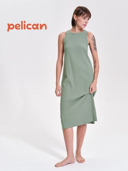 PELICAN, платье женское, Светло-зеленый