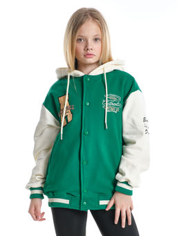 Толстовка с капюшоном с принтом 33-7647 красный - Mini maxi фото 23