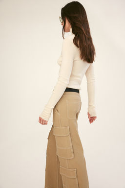 Pantalon cargo holgado - H&m фото 3