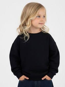 Свитшот с аппликацией 22-0533 черный|красный - Mini maxi фото 24