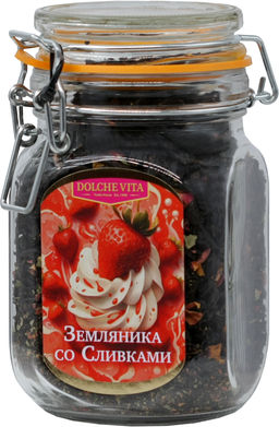 Dolche Vita. В стекле. Земляника со сливками 125 гр. стекл.банка