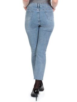 5609 BLUE Джинсы женские AMG JEANS (98% хлопок, 2% лайкра)