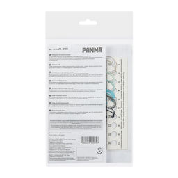 Набор для вышивания PANNA Живая картина JK-2180 Перо 3 х 8 см