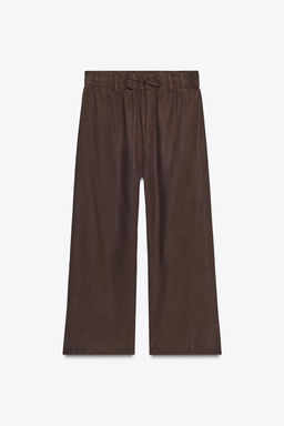 FLOWING CROP TROUSERS - Zara фото 6