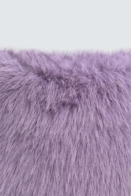 FAUX FUR MINI SKIRT HARRY LAMBERT FOR ZARA X DISNEY  фото 3