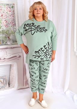 Костюм Шелли фисташка