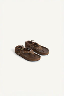 LTHR FLT SNDLS 17 - Zara фото 4