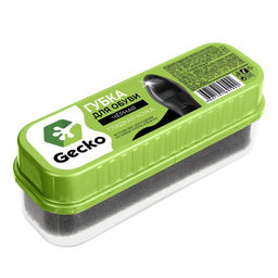 GECKO губка д/обуви Черная