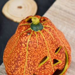 Подсвечник Тыква 11,5х9,5х12 см / 1114A /уп 4/48/ - Галеонтрейд фото 3
