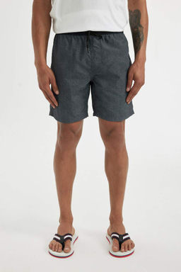 Короткие шорты для плавания стандартного кроя на сетчатой подкладке - Defacto фото 4