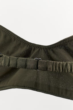 TEXTURED BRALETTE WITH SILK - Zara фото 7